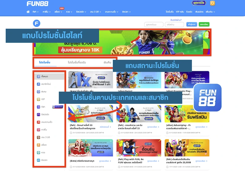 โปรโมชั่น Fun888