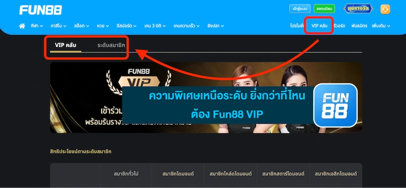 Fun888 VIP คาสิโน สิทธิพิเศษ