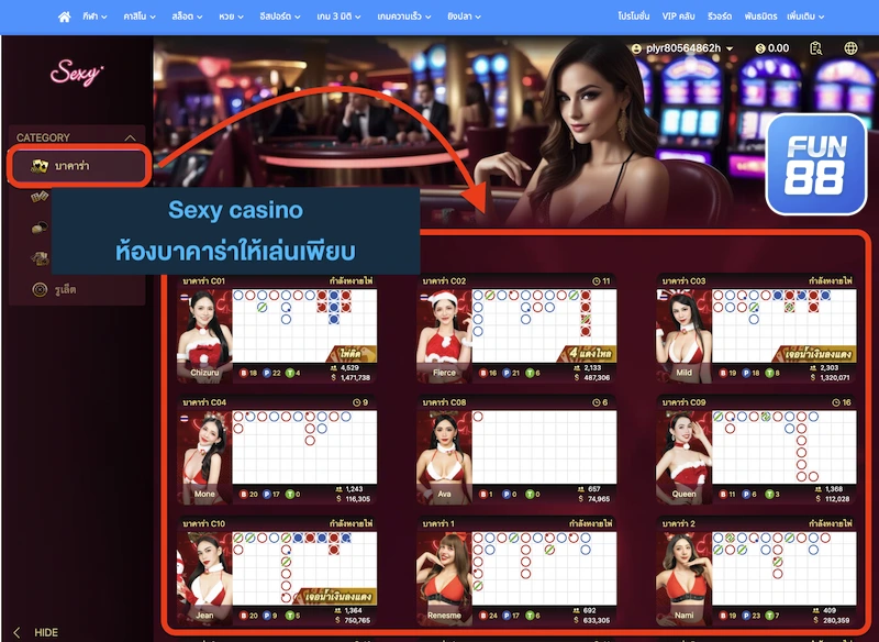 Fun888 บาคาร่า โบนัส 100